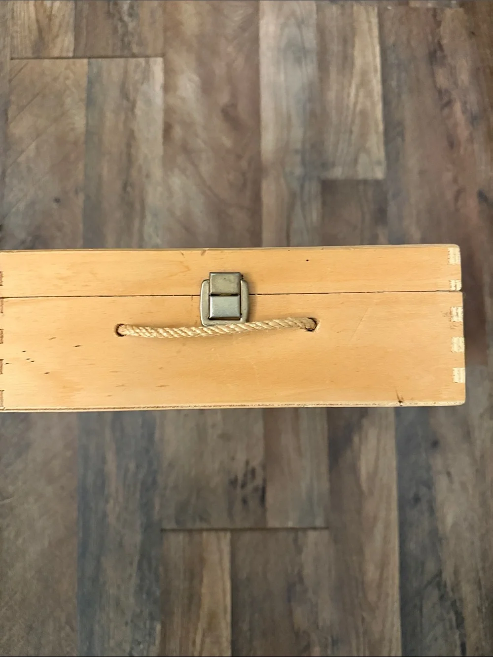 Wooden Wine Box - Natural Wood